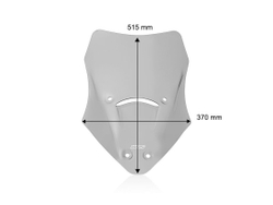 WRS Touring Высокое ветровое стекло Ducati Multistrada V2 (2025+) сильно затемненное DU036F