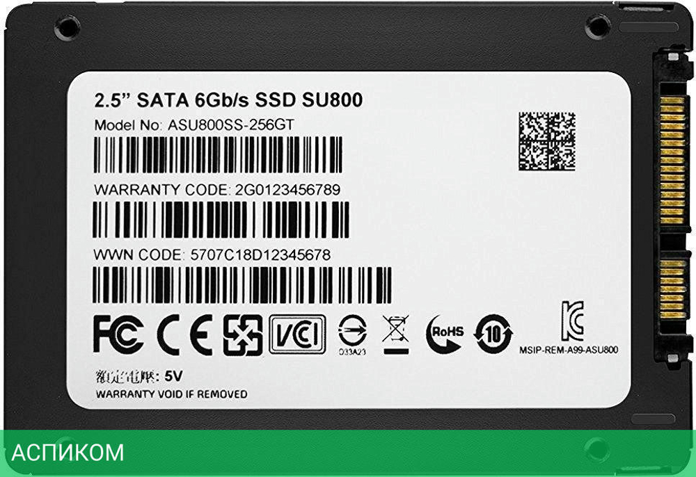 SSD диск A-Data 256GB ASU800SS-256GT-C