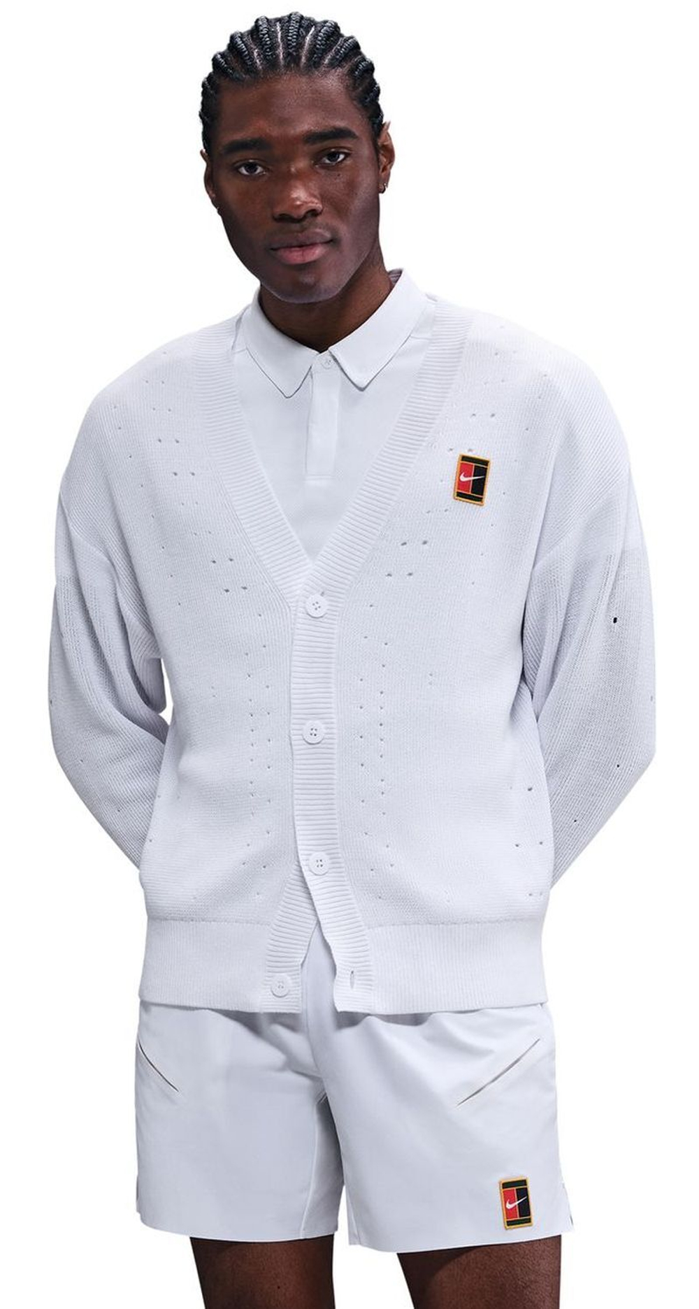 Куртка теннисная Nike Court Slam Tennis Cardigan - white
