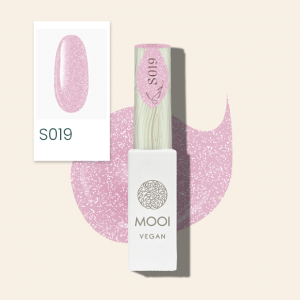 Гель-лак MOOI S019 со светоотражающим шиммером 8мл
