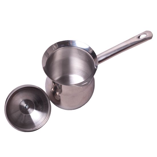 Турка для кофе 440 мл. из нержавеющей стали с крышкой Kamille КМ-4364