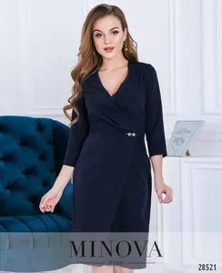 Платье 3111-темно-синий Minova