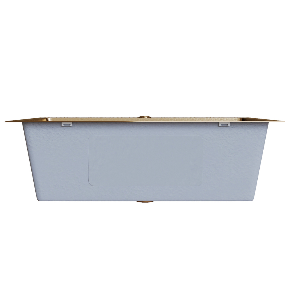 Мойка настол.монтаж 60х50 (3,0) вып 3 1/2  MIXLINE ПРО С ФАСКОЙ 22см с сифоном (бронза)