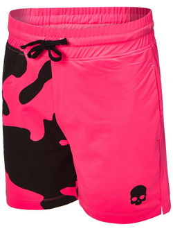 Мужские шорты теннисные Hydrogen Tech Camo Shorts - fluo fuschia