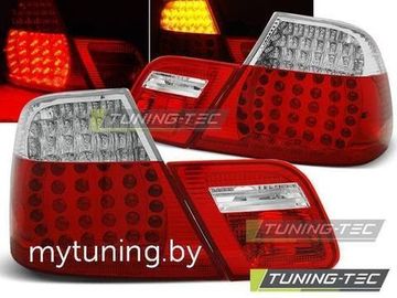 Задние фонари Bmw 3 E46 red white led