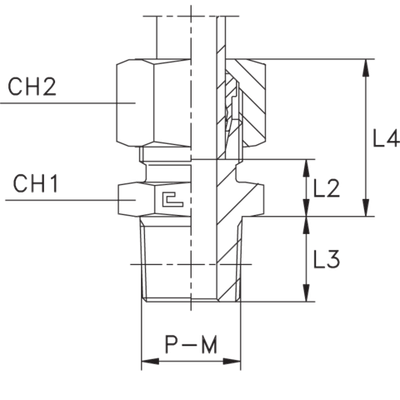 Штуцер FC DL10 NPT 1/8 (в сборе)
