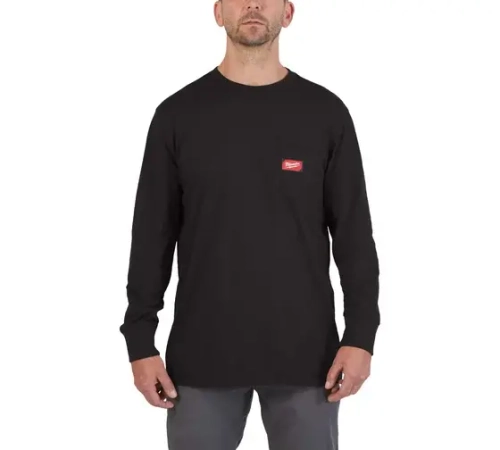 Лонгслив WORK-XL, черный