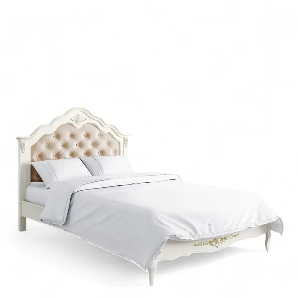 Кровать с мягким изголовьем 120*200