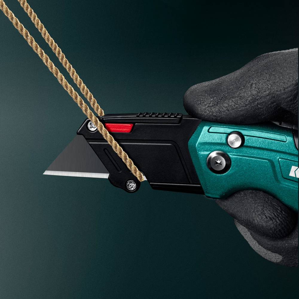 Универсальный складной нож, KRAFTOOL KOMPAKT тип А24, (09242)