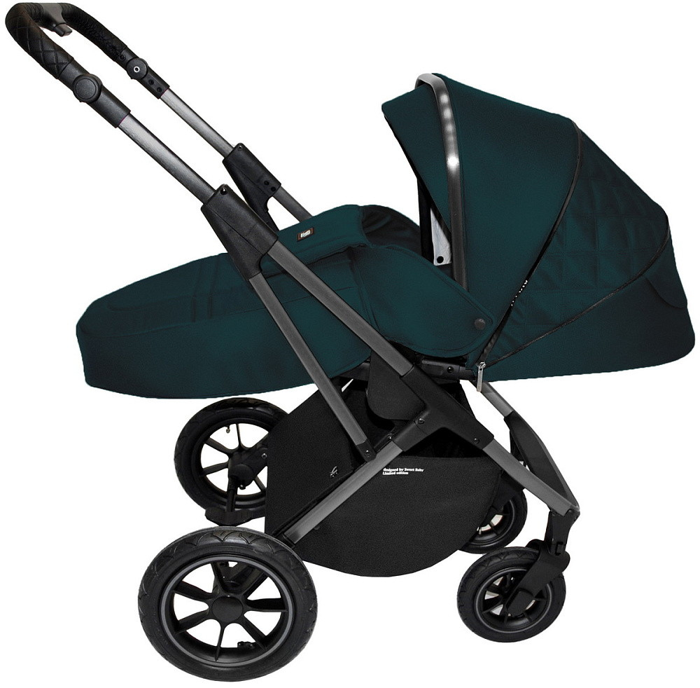 Коляска 4 в 1 Sweet Baby Rocco Air + автокресло Elegante Plus с базой i-Size ISOFIX DK780 Green (Air)