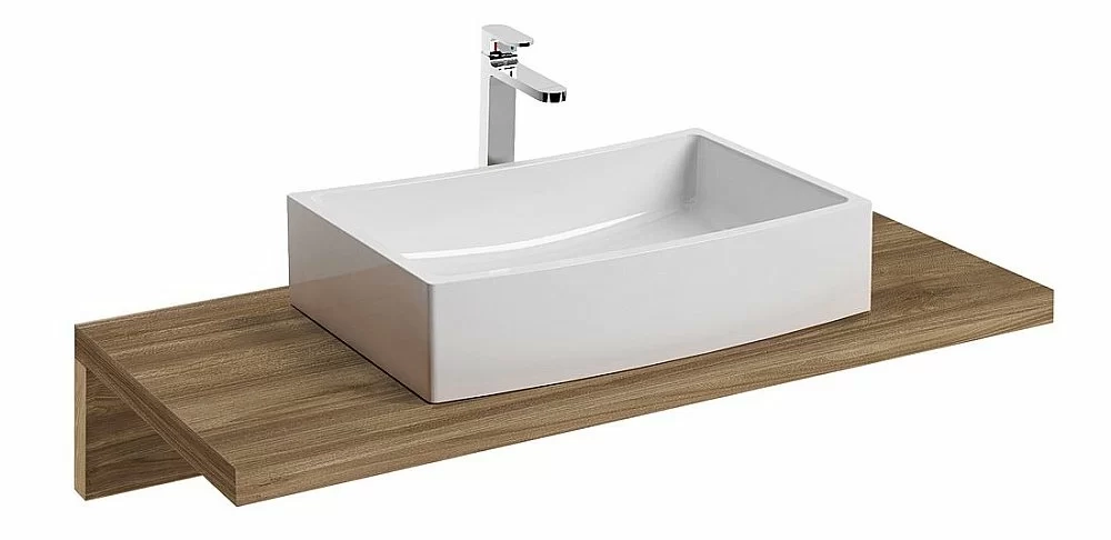 Столешница с раковиной Ravak L 100x55x5 орех
