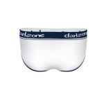 Мужские трусы брифы с вырезом белые DARKZONE DZN6252