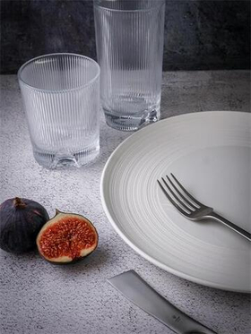 Тарелка мелкая d 26,5 см h 2,5 см, фарфор, Linea