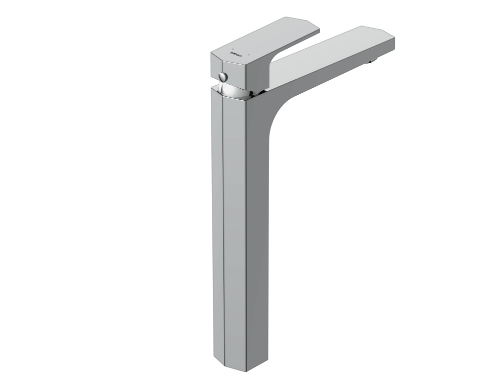 Смеситель для раковины высокий WISLA однорычажный клик клак