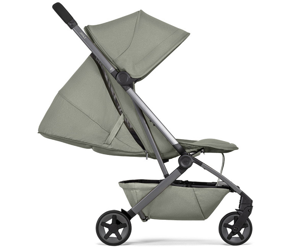 Детская прогулочная коляска Joolz Aer 2 с бампером Sage green/Black Carbon