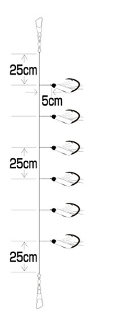 Снасть на корюшку Hayabusa HS556