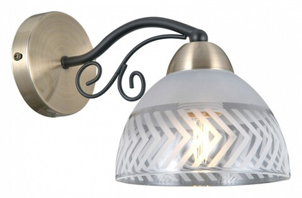 Бра ILLUMICO SPICA IL0435-1WSQ-24 BK AB SPICA