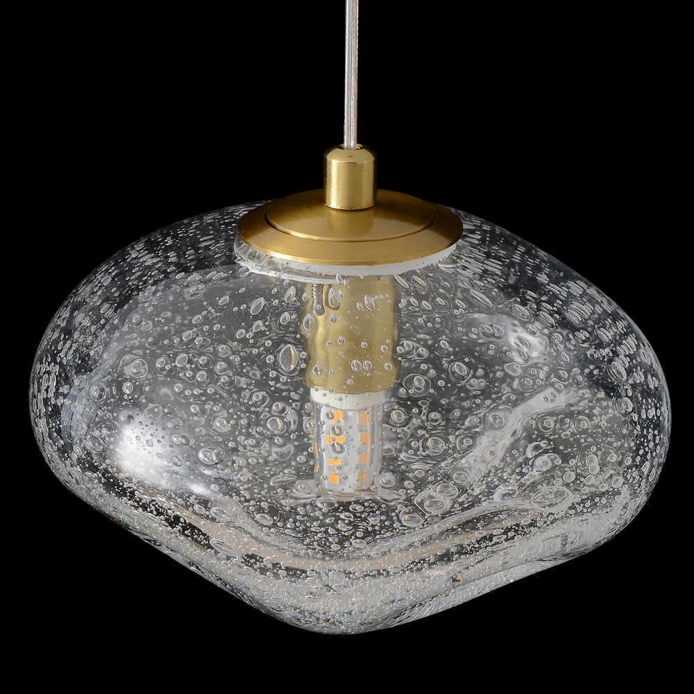 Светильник подвесной Crystal Lux FORMLESS SP1 TRANSPARENT