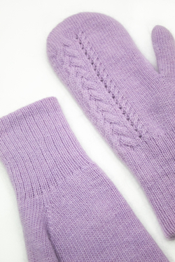 Варежки В028-05 сиреневые