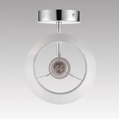 8279/1W CLASSI хром/серый, металл/керамика/текстиль Бра Е14 1*40W 220V KARMEN