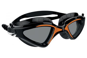 Очки для плавания Seac Lynx тонированные стекла черный/оранжевый