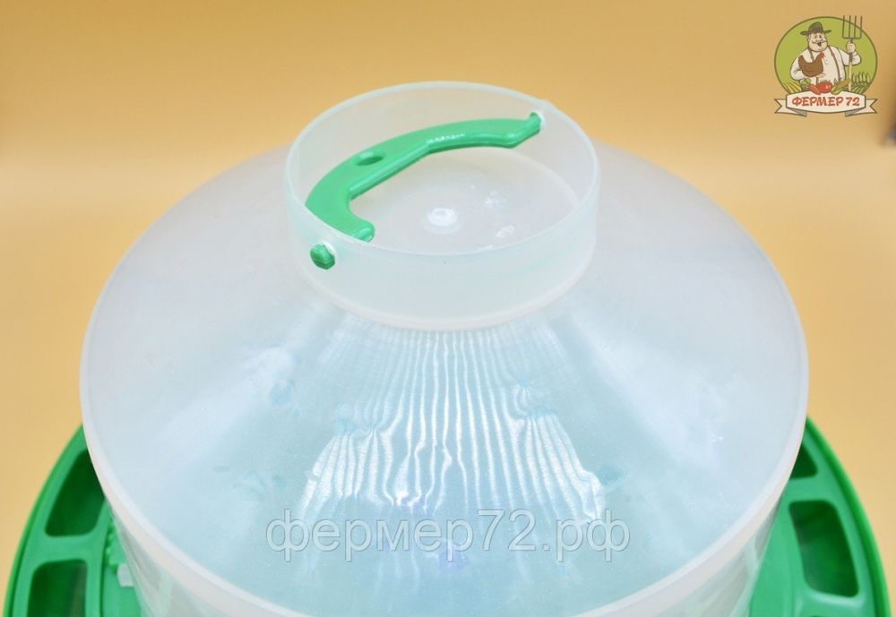 Поилка вакуумная 5 л с пробкой