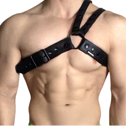Мужская портупея черная JOCKMAIL JM991-2