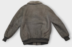 Дублёнка винтажная из овечьей шкуры (XL)