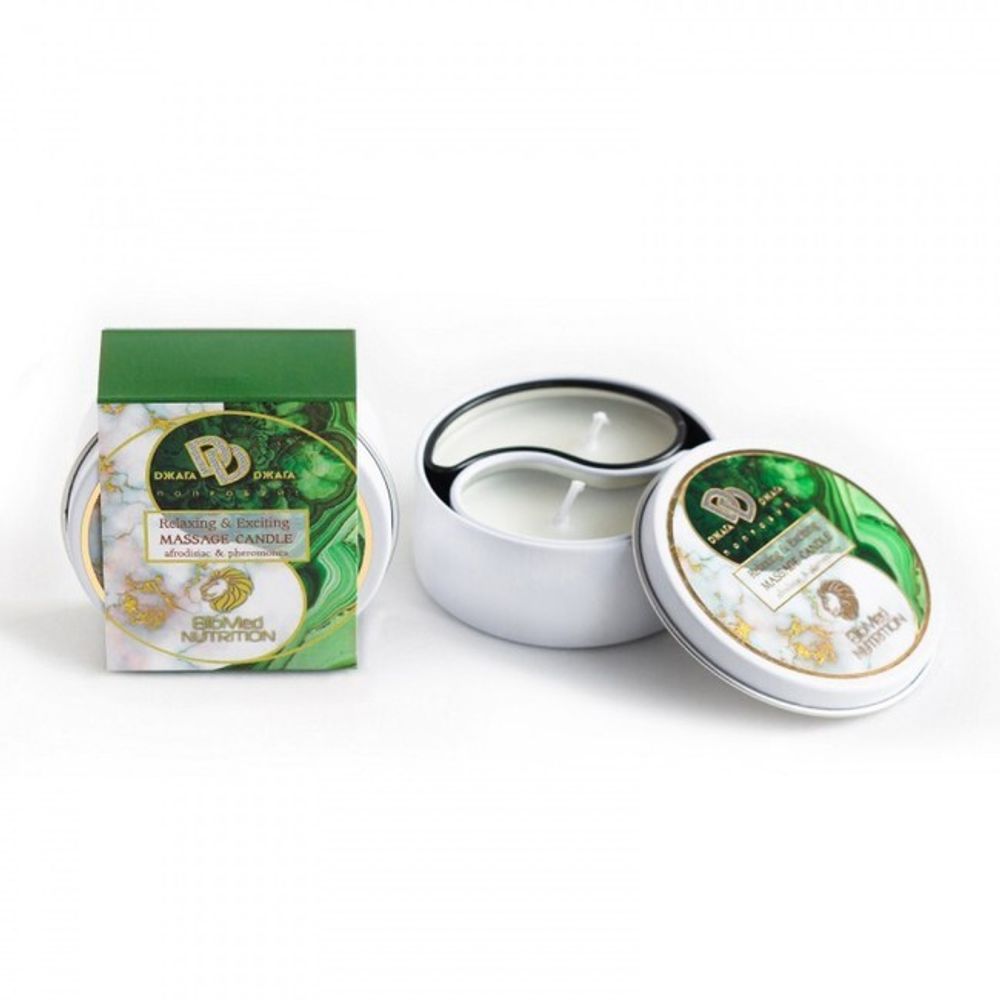 Массажная свеча Relaxing &amp; Exciting Massage Candle Малахитовый Cон (30 мл)
