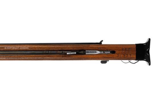 Ружье-арбалет подводное Riffe Euro #110 54&quot;(137 см), 2 кольцевые тяги, гарпун 59&quot;(150 см), дерево тиковое
