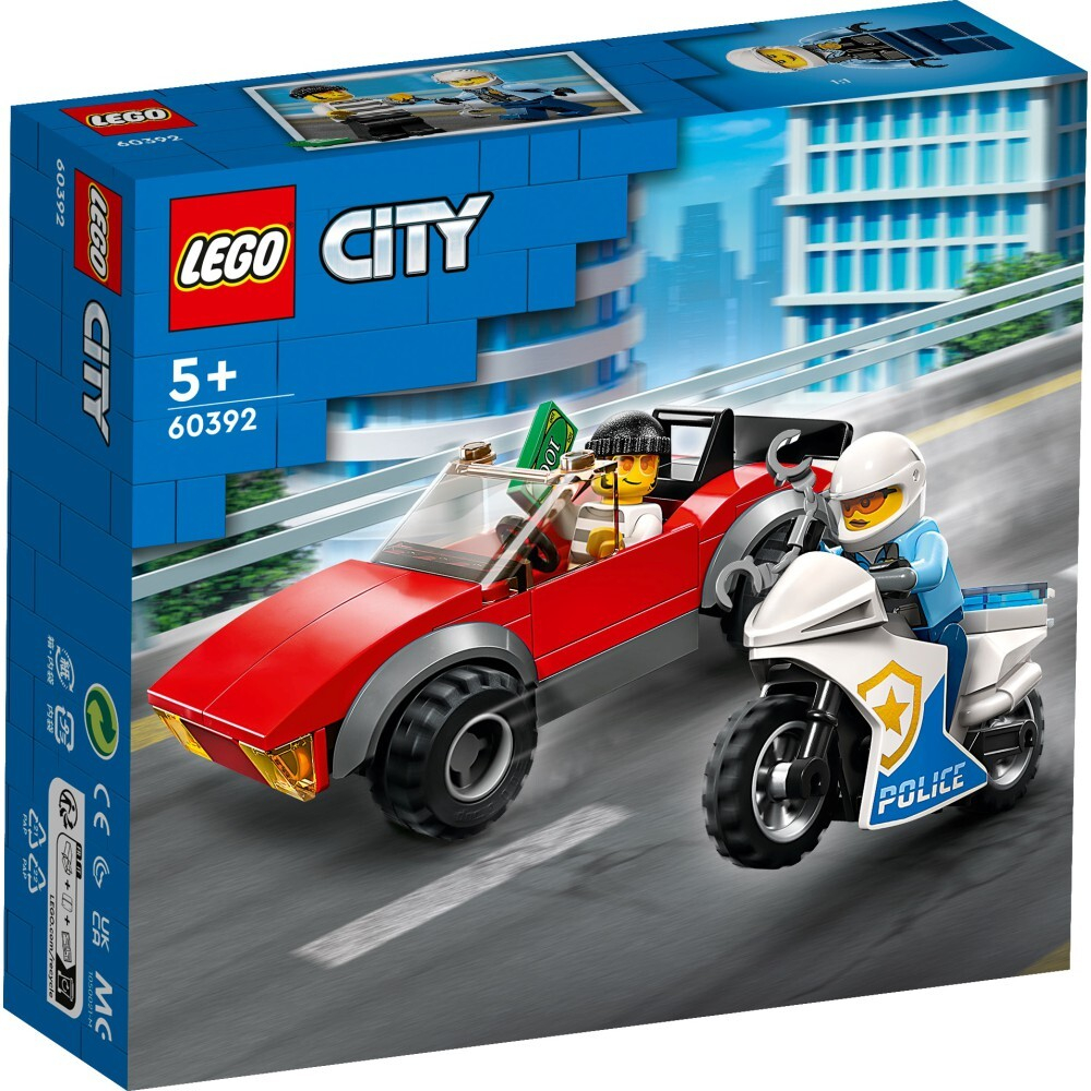 LEGO City — Полицейский мотоцикл — Автомобильная погоня 60392 / артикул   60392  / GTIN 5702017416571
