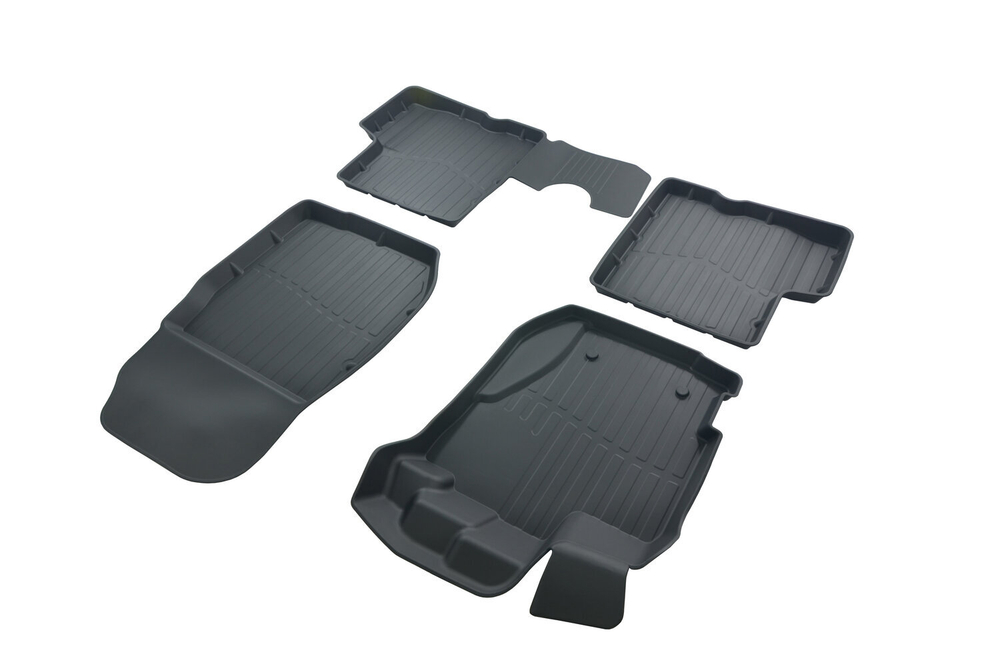 Коврики резиновые в салон 3D LUX для Renault Duster 2WD/4WD (2017-2020) SRTK.3D.RN.DUST.17G.02X35