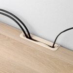 Комплект мебели д/гостиной  - IKEA BESTÅ/BESTA EKET, 180x42x170см, белый/светло-коричневый, БЕСТО ЭКЕТ ИКЕА