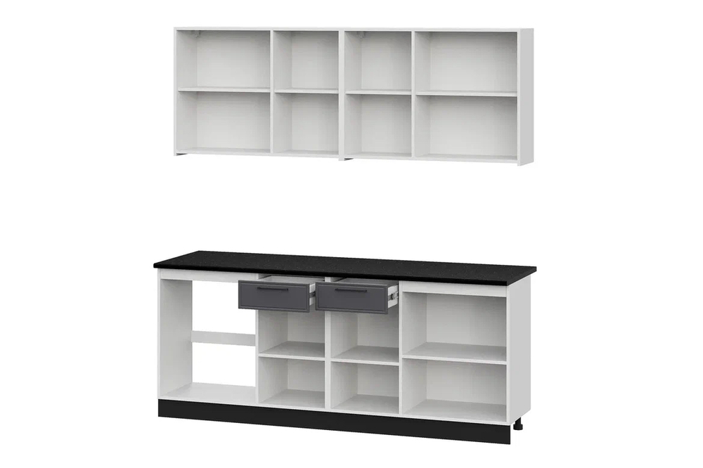 Кухонный гарнитур «Арнуво» Графит 2 м