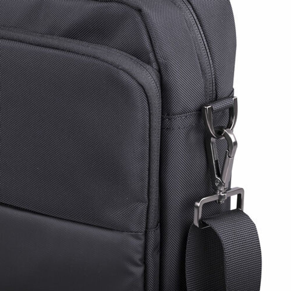 Сумка портфель BRAUBERG Expert с отделением для ноутбука 15,6", 2 отделения, черная, 30х40х10 см, 270824