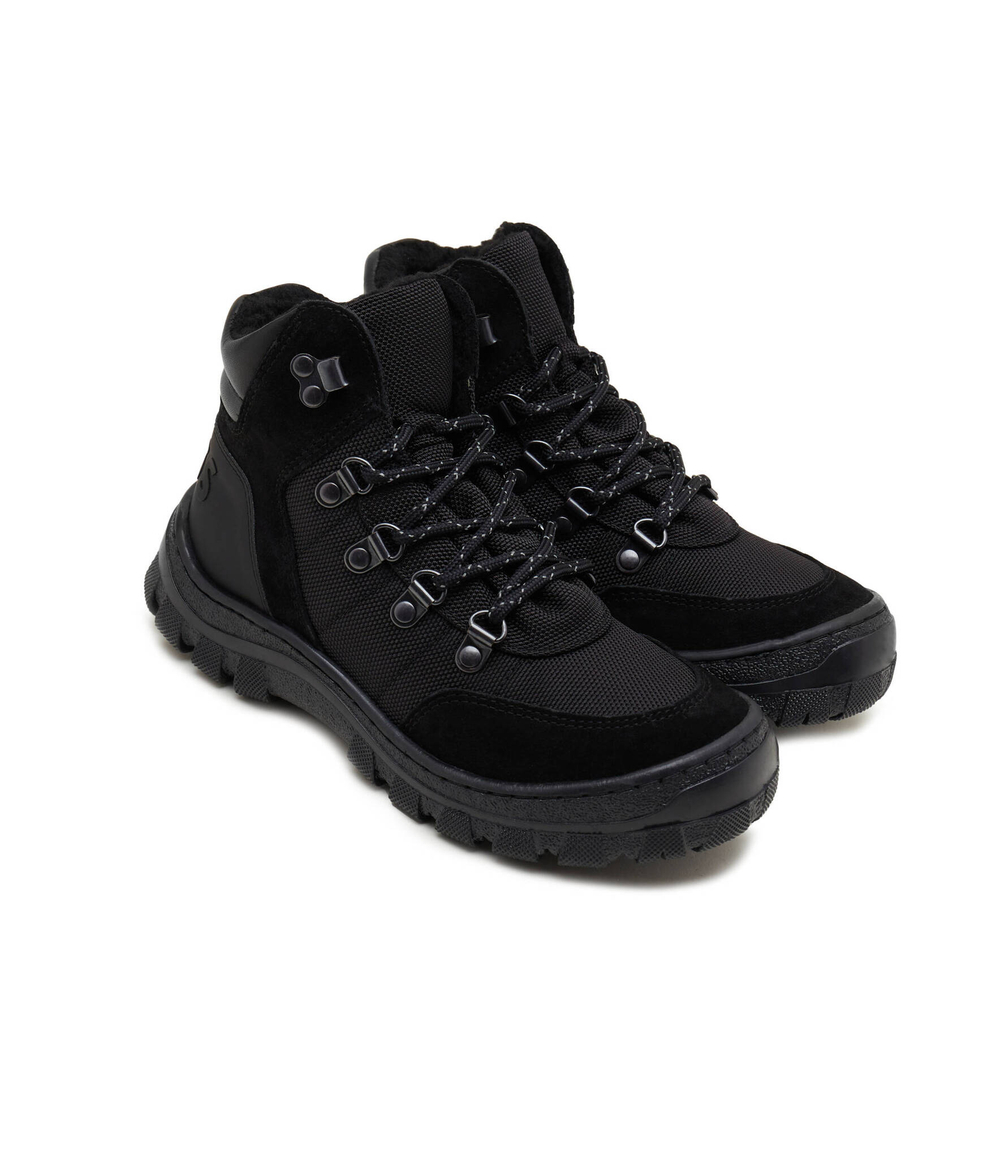 Кожаные трапперы BOSS Kidswear - черный(J29365)