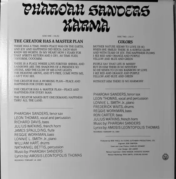 Pharoah Sanders – Karma LP