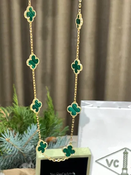 Винтажное колье Van Cleef & Arpels Alhambra, 10 мотивов