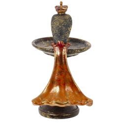 GAEM Изделие декоративное "Змея с блюдом", L16,5 W17 H29,5 см