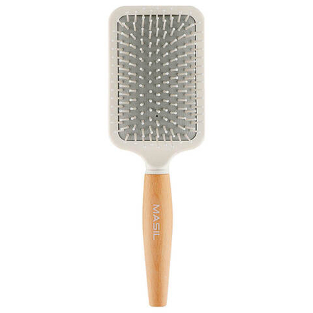 Расческа деревянная для головы Masil Wooden paddle brush,  шт