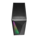 Компьютерный корпус FSP CMT195A, Без БП, 1xUSB3.0/2xUSB2.0, 1+3xFAN120 RGB, Glass, Black, ATX