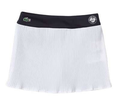 Юбка для девочки теннисная Lacoste Children Skirt - white/blue marine