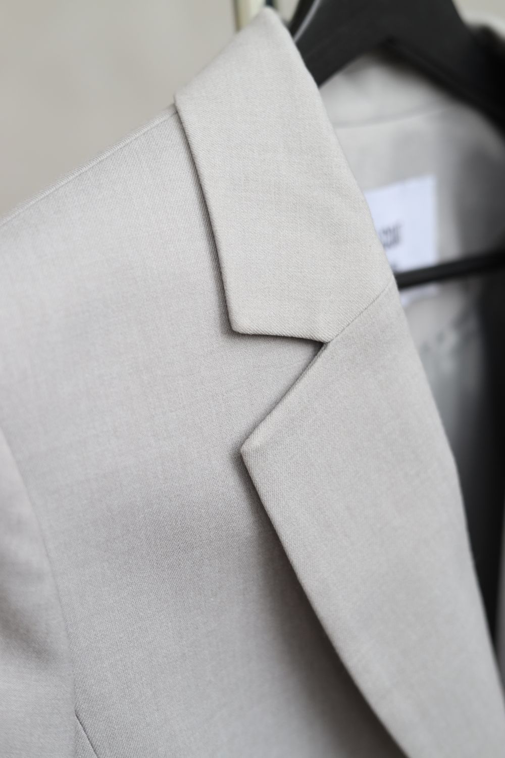 Пиджак полуприлегающий серый из итальянской вискозы