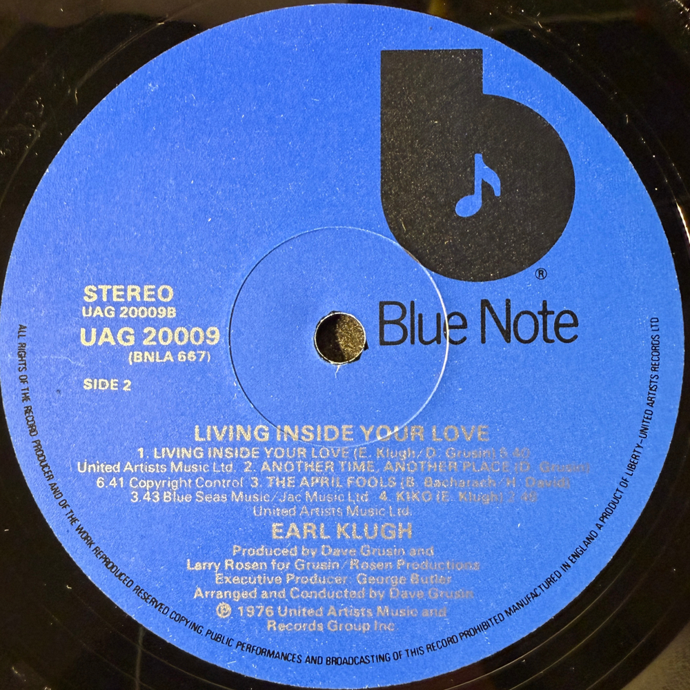 Earl Klugh ‎– Living Inside Your Love (Англия 1976г.)