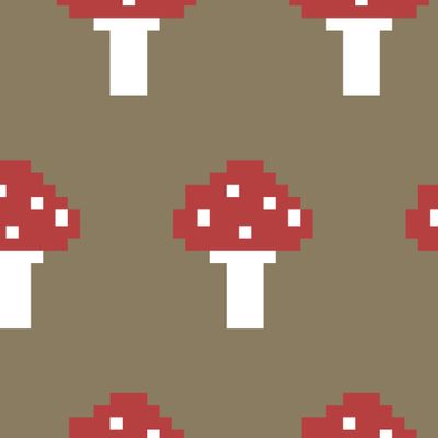 Большие мухоморы