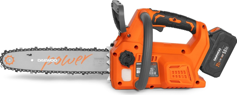 Пила цепная аккумуляторная DAEWOO DACS 3021Li SET с акб и зу