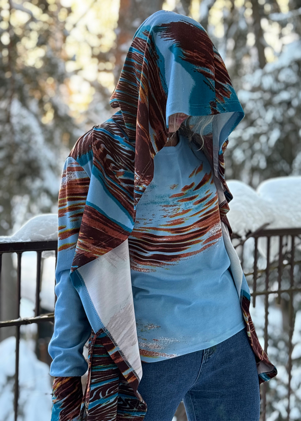 Мантия + Майка /лазурь