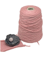 Пряжа на бобине (Италия) 90% шерсть мериноса 10% п/а 100г-150м 500г