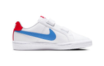 Middle-aged children's Nike Court Royale low-top sneakers white and blue