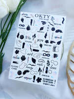 Слайдер - дизайн OKTY f-020 комбинированные с фольгой